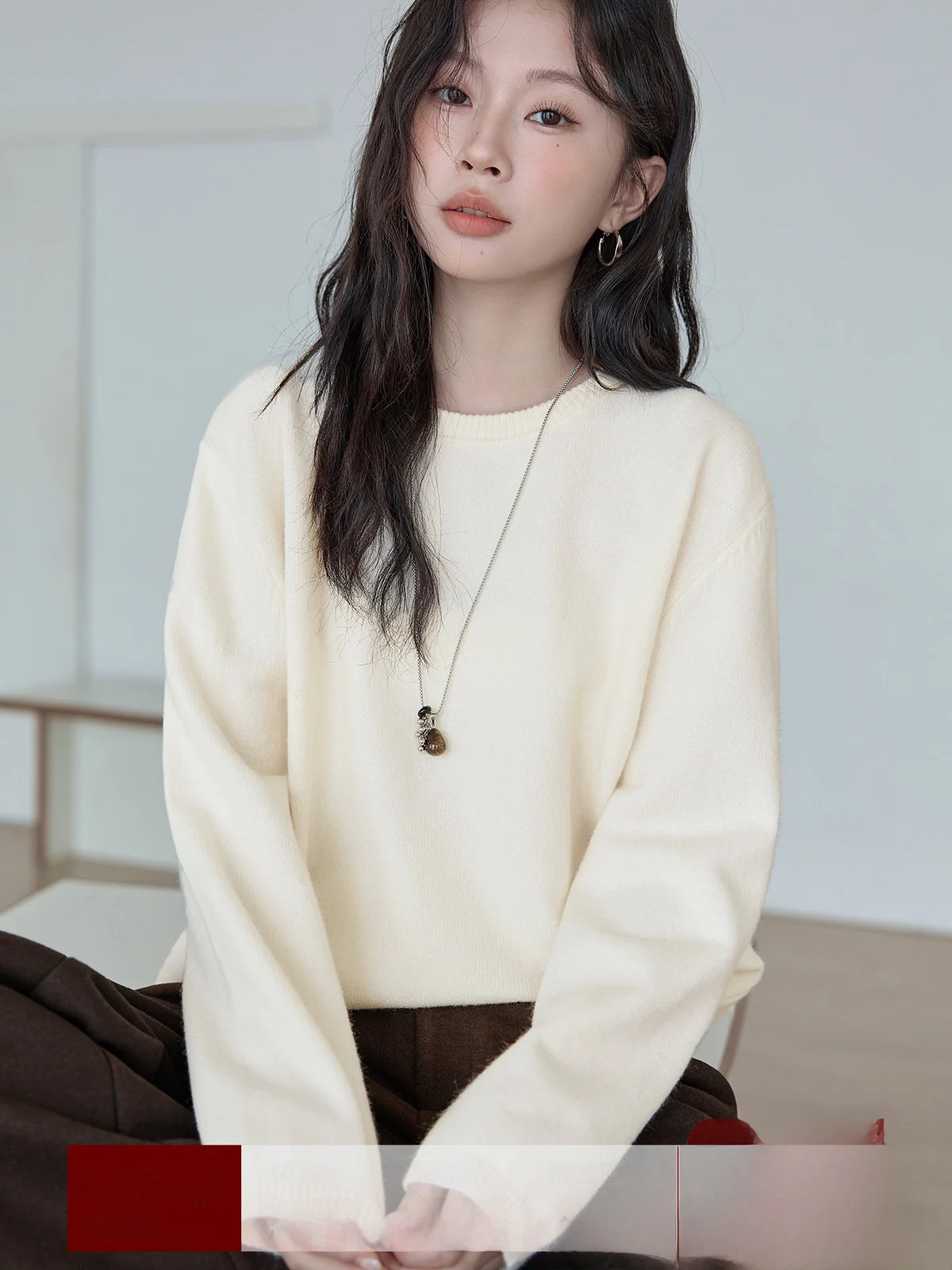 HuiXi Sketch Series Women's Knitted Sweater round Ne Casual Overhead Autumn Winter New Simple Versatile Long Sve Top
HuiXi Sketch Series Women's Knitted Sweater round Ne Casual Overhead Autumn Winter New Simple Versatile Long Sve Top