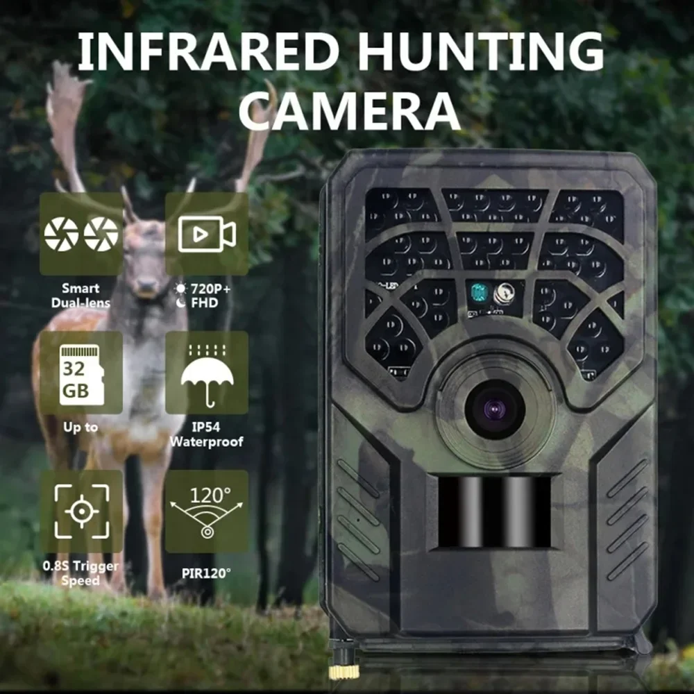 PR300C 20MP HD Infrared Hunting Trail Camera for Wildlife Observation Orchard Monitoring Waterproof Game Videos Camera
PR300C 20MP HD Infrared Hunting Trail Camera for Wildlife Observation Orchard Monitoring Waterproof Game Videos Camera