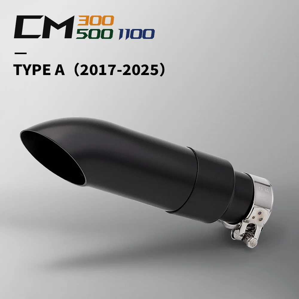 For CMX1100 CMX500 CMX300 Rebel 1100 Motorcycle Modified Exhaust Pipe Tailpipe
For CMX1100 CMX500 CMX300 Rebel 1100 Motorcycle Modified Exhaust Pipe Tailpipe