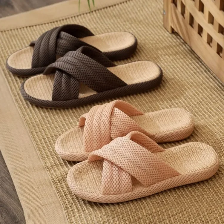 Breathable Cotton Linen Slippers For Women Men Spring Summer House Shoes Anti-slip Solid Color Couples Home Floor Slides
Breathable Cotton Linen Slippers For Women Men Spring Summer House Shoes Anti-slip Solid Color Couples Home Floor Slides