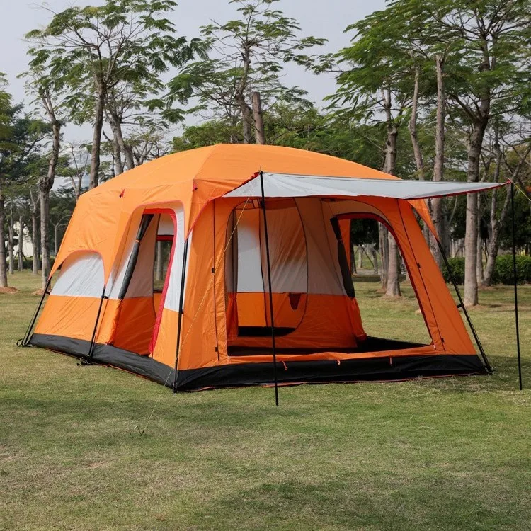 CX outdoor camping tent two bedrooms and one living room wild camping tent
CX outdoor camping tent two bedrooms and one living room wild camping tent