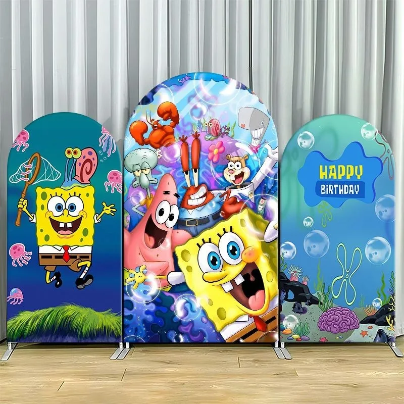 SpongeBob SquarePants Arch Backdrop Cover Birthday Party Decor Single Layer Elastic Fabric Photo Booth Background Party Supplies
SpongeBob SquarePants Arch Backdrop Cover Birthday Party Decor Single Layer Elastic Fabric Photo Booth Background Party Supplies