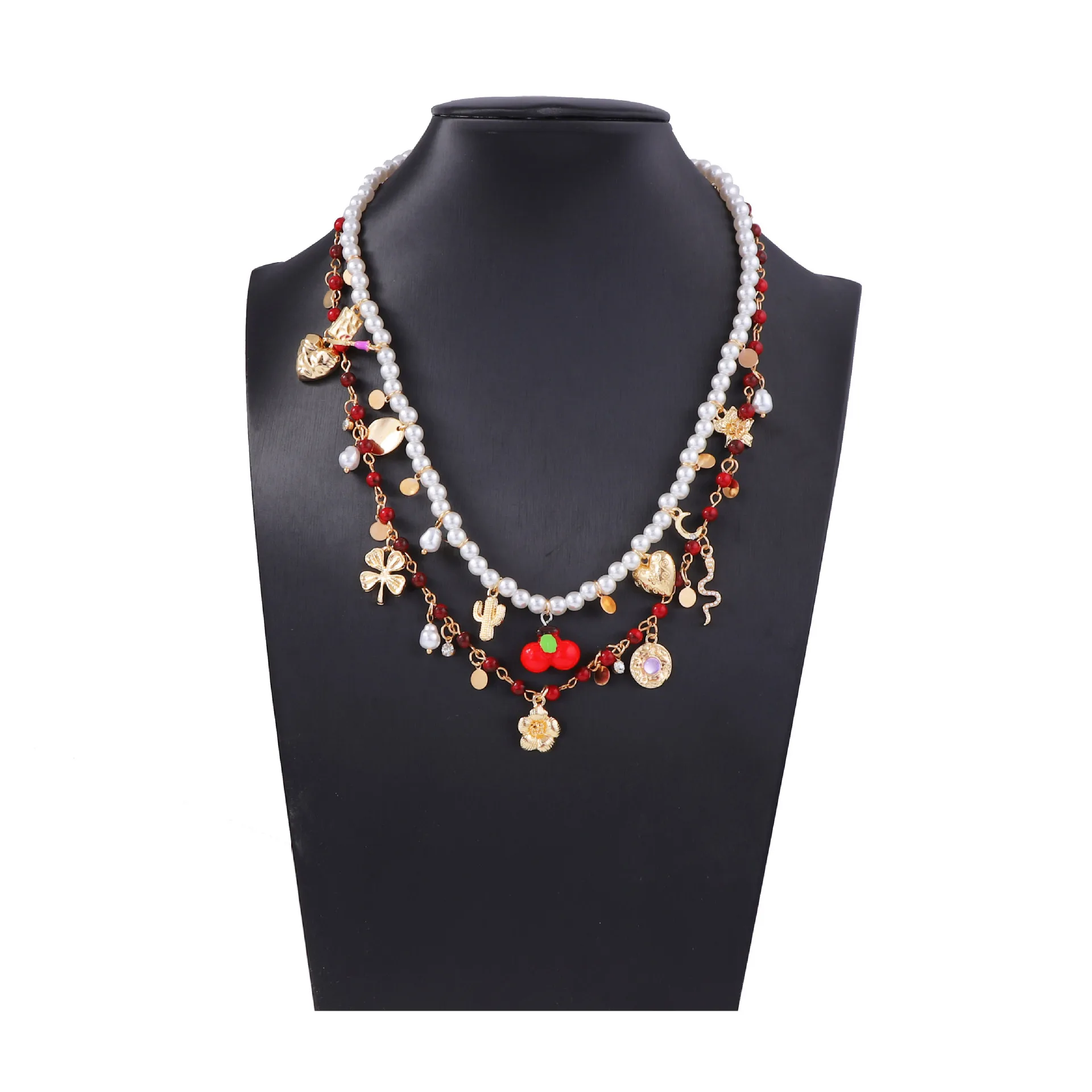 ZAA Exquisite Women Jewelry Vintage Irregular Flower Heart Pendant Pearl Beads Link Necklaces Trend Holiday Party Accessories
ZAA Exquisite Women Jewelry Vintage Irregular Flower Heart Pendant Pearl Beads Link Necklaces Trend Holiday Party Accessories