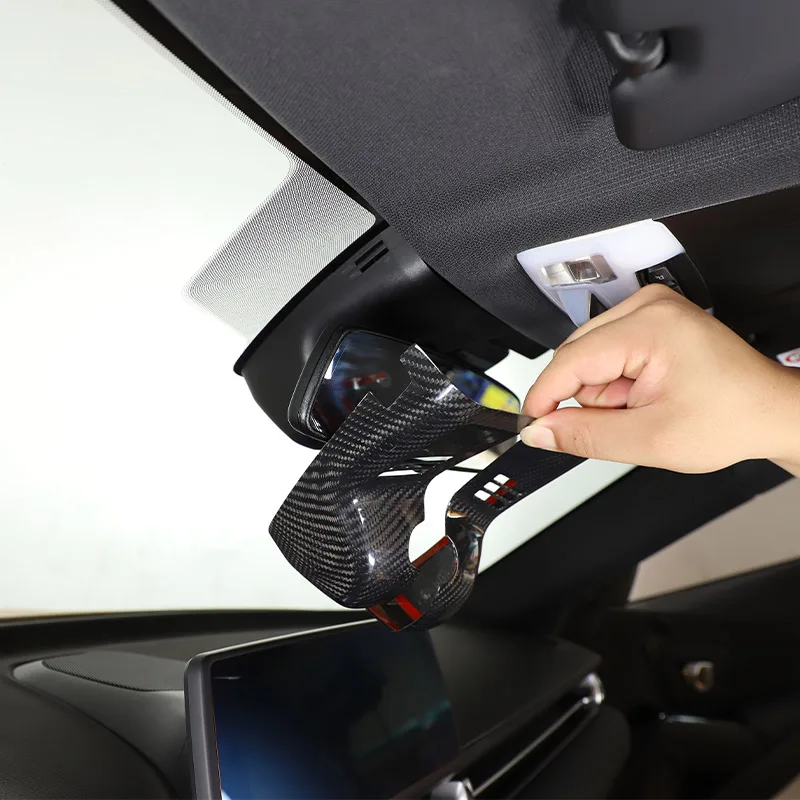 For Toyota GR Supra A90 2019-2022 Real Carbon Fiber Car Interior Mirror Cover Dashboard Upper Frame Sticker Car Accessories
For Toyota GR Supra A90 2019-2022 Real Carbon Fiber Car Interior Mirror Cover Dashboard Upper Frame Sticker Car Accessories