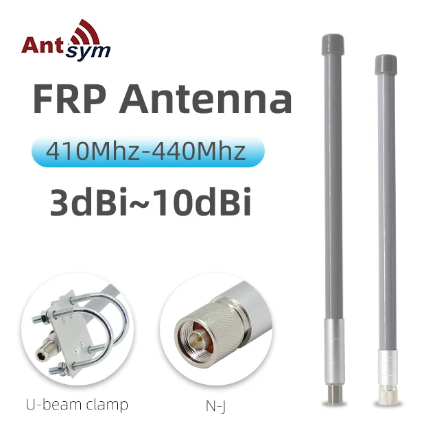 Professional 410-440MHz High Gain Fiberglass Omnidirectional Antenna for SCADA, LoRa, MESH Networking, IoT Data Transmission
Professional 410-440MHz High Gain Fiberglass Omnidirectional Antenna for SCADA, LoRa, MESH Networking, IoT Data Transmission