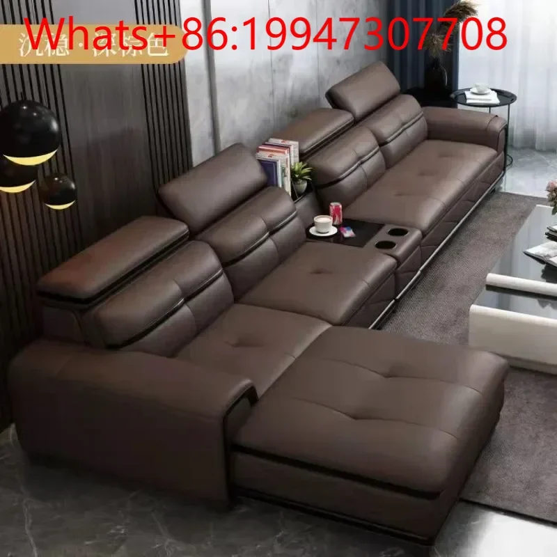 Modern leather art sofa size apartment living room simple waterproof complete solid wood
Modern leather art sofa size apartment living room simple waterproof complete solid wood