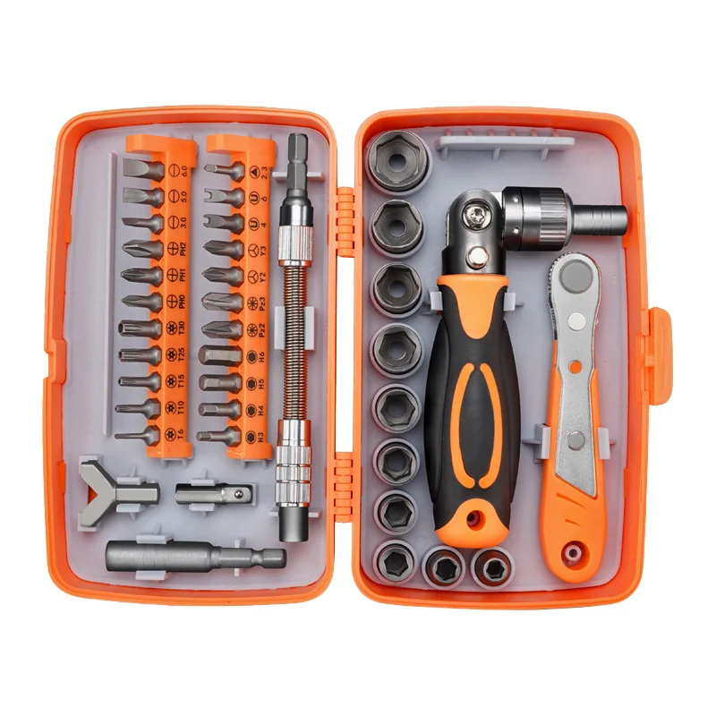 38 in 1 Ratchet Screwdriver Set Retractable Household Multifunctional hexagonal cross torx magnetic Ratchet Screwdriver Box Set
38 in 1 Ratchet Screwdriver Set Retractable Household Multifunctional hexagonal cross torx magnetic Ratchet Screwdriver Box Set