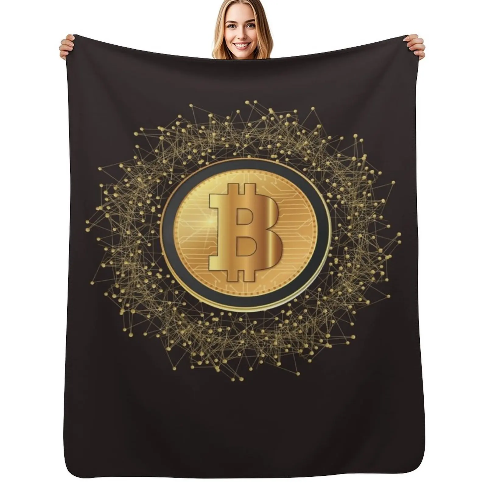 Bitcoin BTC Crypto Throw Blanket Spring Fall Cozy Throw Blanket for Couch
Bitcoin BTC Crypto Throw Blanket Spring Fall Cozy Throw Blanket for Couch