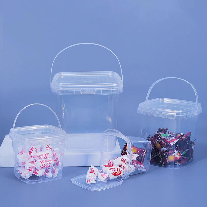 280ML/500ML/1L/2L BPA-Free Empty Plastic Bucket with Lid Airtight PP Jars Clear Container with Lid for Bulk Food Storage
280ML/500ML/1L/2L BPA-Free Empty Plastic Bucket with Lid Airtight PP Jars Clear Container with Lid for Bulk Food Storage