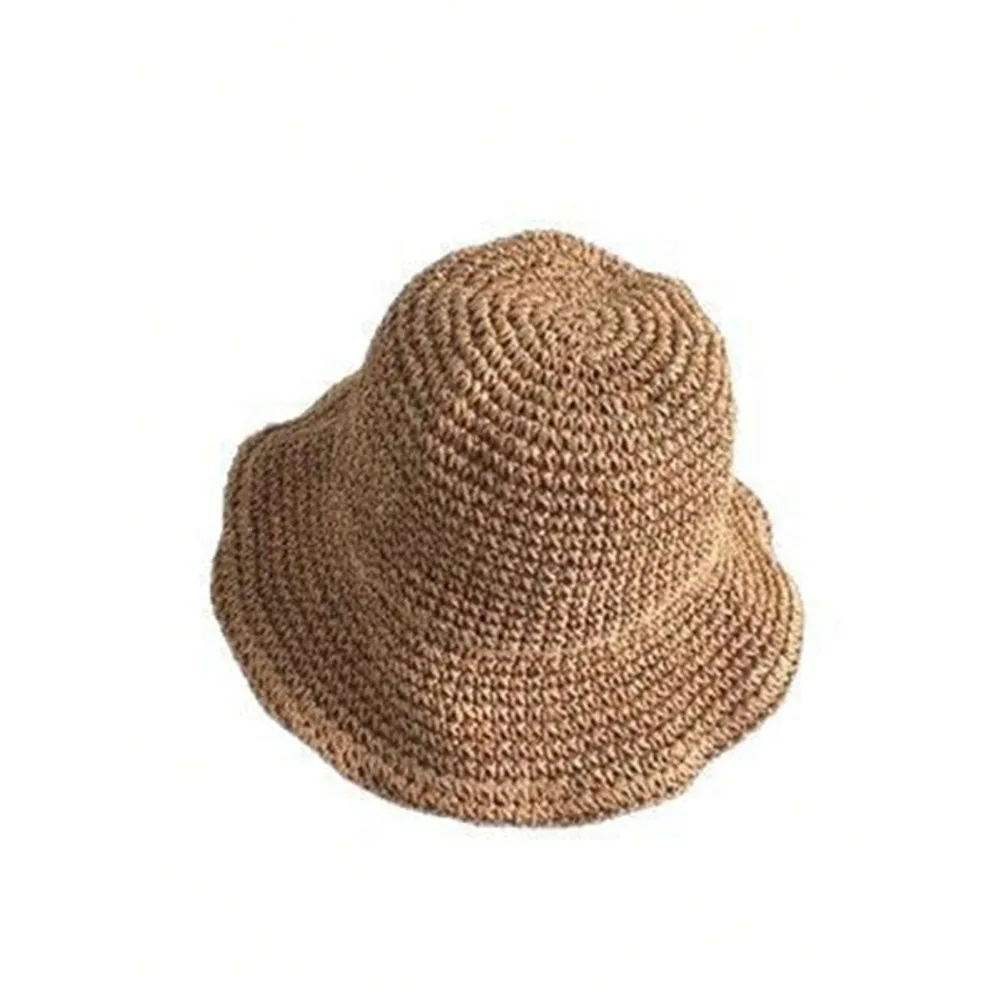 1pc Women Fashion Straw Hat, Outdoor Beach Sun Hat, Braided Fisherman Hat For Summer Beach Holiday Sun Protection, Foldable Large Brim Sun Hat, Gift & Daily Use
1pc Women Fashion Straw Hat, Outdoor Beach Sun Hat, Braided Fisherman Hat For Summer Beach Holiday Sun Protection, Foldable Large Brim Sun Hat, Gift & Daily Use