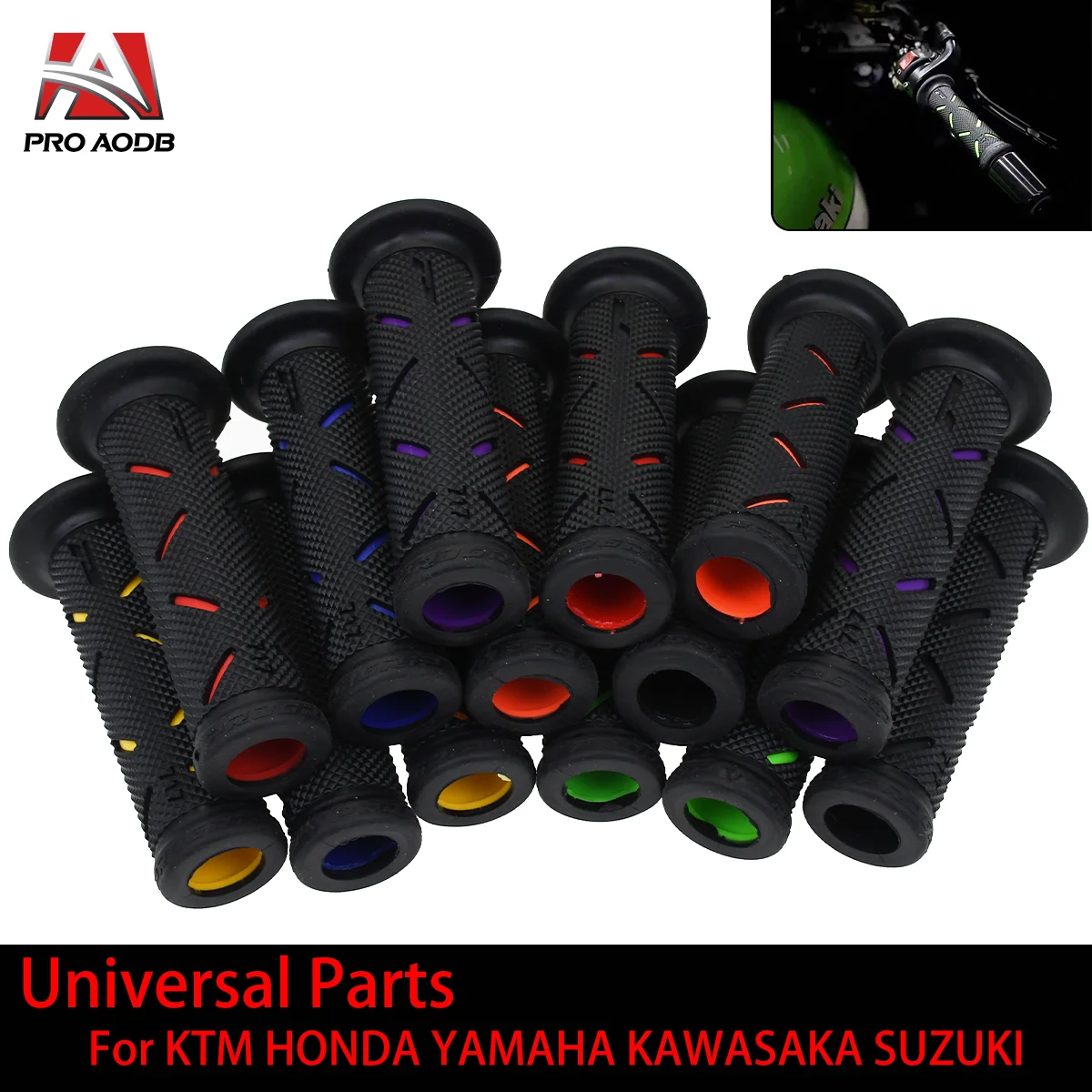Moto Grip Rubber Non-slip Universal Parts Motocross Handles Cover Handlebar DIY Accessories For Honda Suzuki Ducati Benelli
Moto Grip Rubber Non-slip Universal Parts Motocross Handles Cover Handlebar DIY Accessories For Honda Suzuki Ducati Benelli