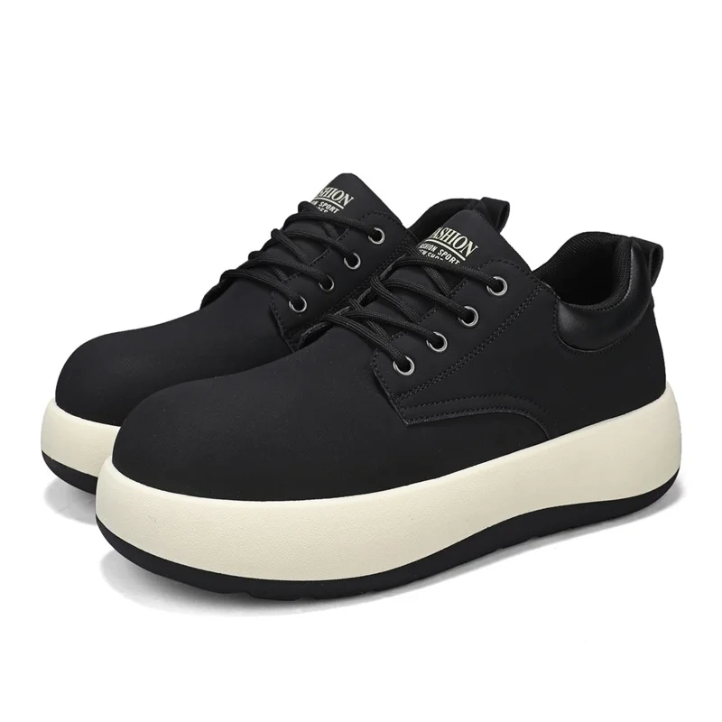 Кроссовки, новая весенняя мужская модная уличная версия Q, повседневная кожаная обувь на толстой подошве, обувь для хлеба, рабочая обувь
Кроссовки, новая весенняя мужская модная уличная версия Q, повседневная кожаная обувь на толстой подошве, обувь для хлеба, рабочая обувь