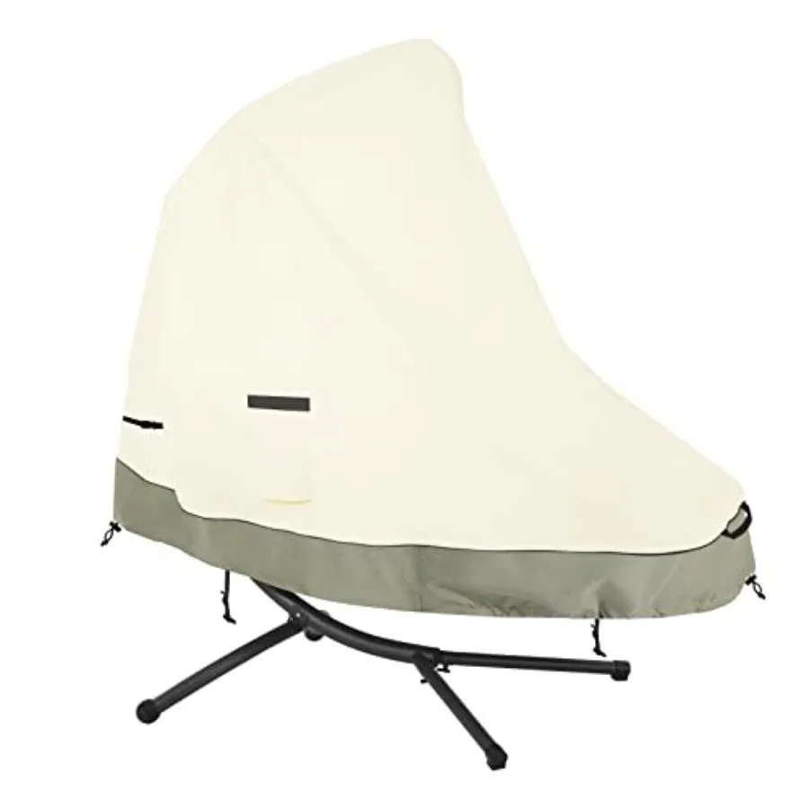 73 Inch Patio Hanging Chaise Lounge and Stand Cover - 600D Tough Canvas Heavy Duty Waterproof Outdoor Curved Steel Hammock Chai
73 Inch Patio Hanging Chaise Lounge and Stand Cover - 600D Tough Canvas Heavy Duty Waterproof Outdoor Curved Steel Hammock Chai