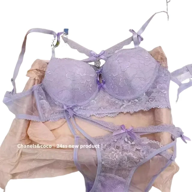 KUCLUT Kawaii Heart Bra Set, Purple Lace Lingerie Sexy Pure Design, Push Up Bralette Sml Boobs Fashion Outerwear Statement Piece
KUCLUT Kawaii Heart Bra Set, Purple Lace Lingerie Sexy Pure Design, Push Up Bralette Sml Boobs Fashion Outerwear Statement Piece