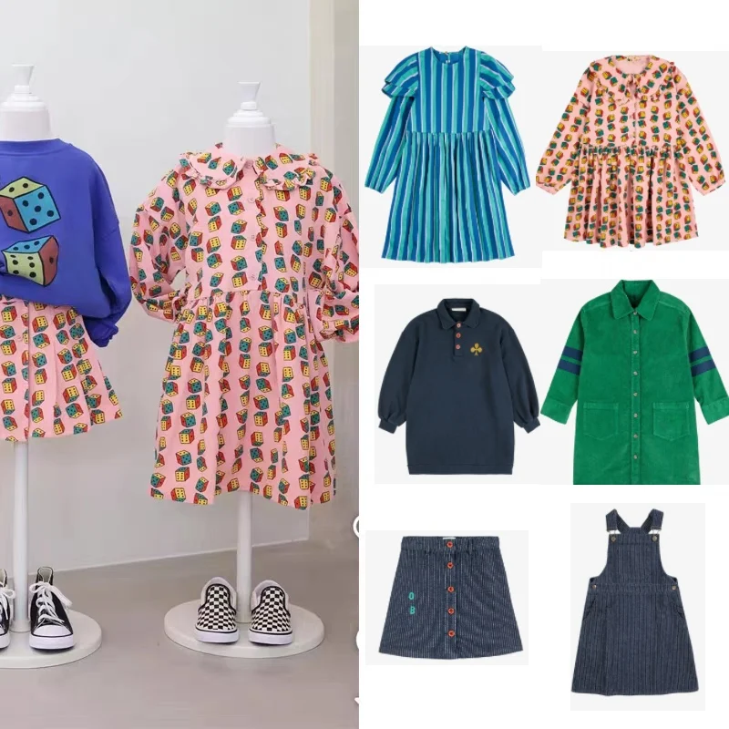 Girls' Dress 2025 Fall New Arrival Green Print Fashion Korean-Style Children's Dress 100% Cotton Sweet Skirt Children's Clothing 
Girls' Dress 2025 Fall New Arrival Green Print Fashion Korean-Style Children's Dress 100% Cotton Sweet Skirt Children's Clothing