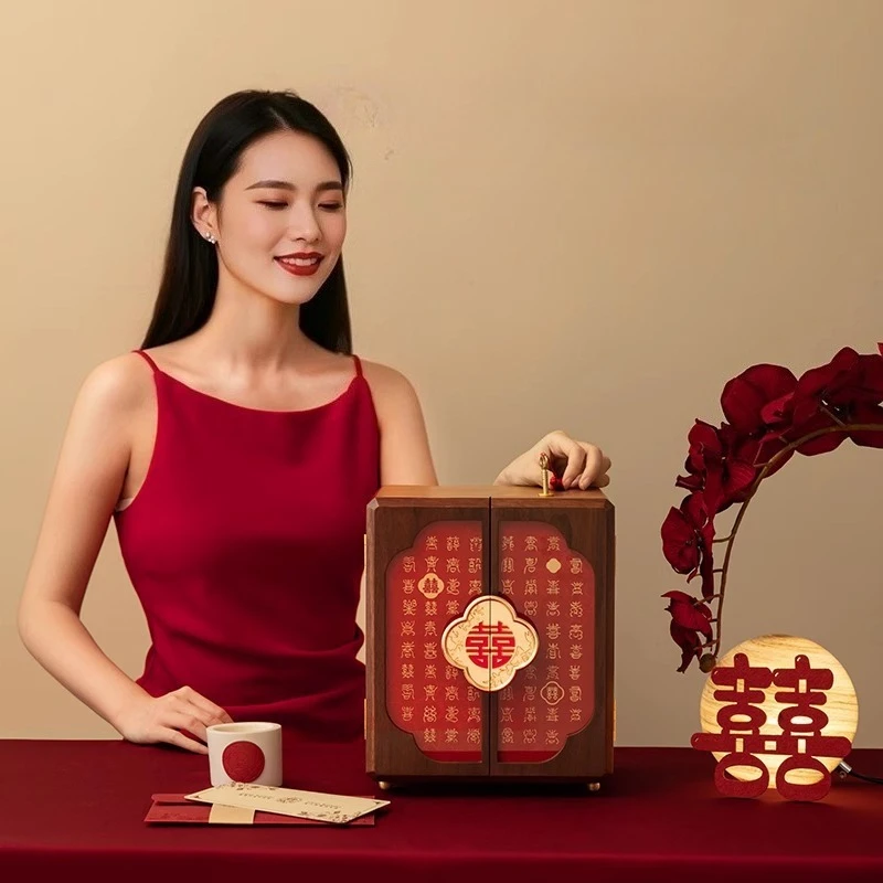 Exquisite Wooden Jewelry Box Wedding Jewellery Storage Boxes Large Earrings Bracelet Trinket Case Retro Necklace Organize Cases
Exquisite Wooden Jewelry Box Wedding Jewellery Storage Boxes Large Earrings Bracelet Trinket Case Retro Necklace Organize Cases