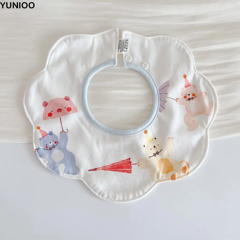 Soft Cartoon Anti-vomiting Bibs Cotton Yarn Flower Shape Baby Drooling Bibs Round Neck Rotatable Baby Cotton Bibs Daily
Soft Cartoon Anti-vomiting Bibs Cotton Yarn Flower Shape Baby Drooling Bibs Round Neck Rotatable Baby Cotton Bibs Daily