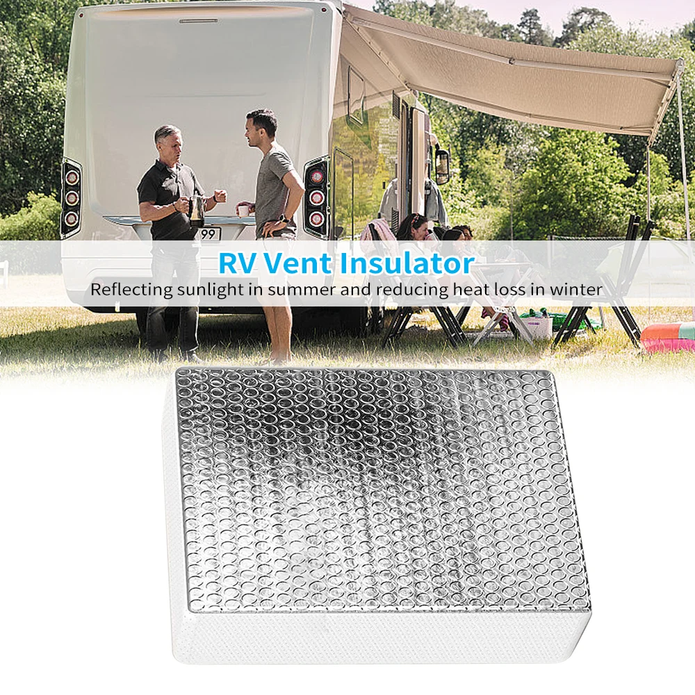 RV Skylight Cover 14x14 Inch, Reflective Vent Insulator with Aluminum Foil, White Sponge Sunshade for Camper Heat Blocking
RV Skylight Cover 14x14 Inch, Reflective Vent Insulator with Aluminum Foil, White Sponge Sunshade for Camper Heat Blocking