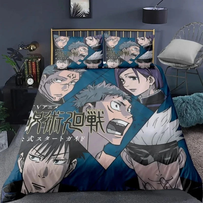 Jujutsu Kaisen Bedding Set Anime Duvet Cover Sets Comforter Bed Linen Twin Queen King Single Size Quilt Cover Home Textiles
Jujutsu Kaisen Bedding Set Anime Duvet Cover Sets Comforter Bed Linen Twin Queen King Single Size Quilt Cover Home Textiles