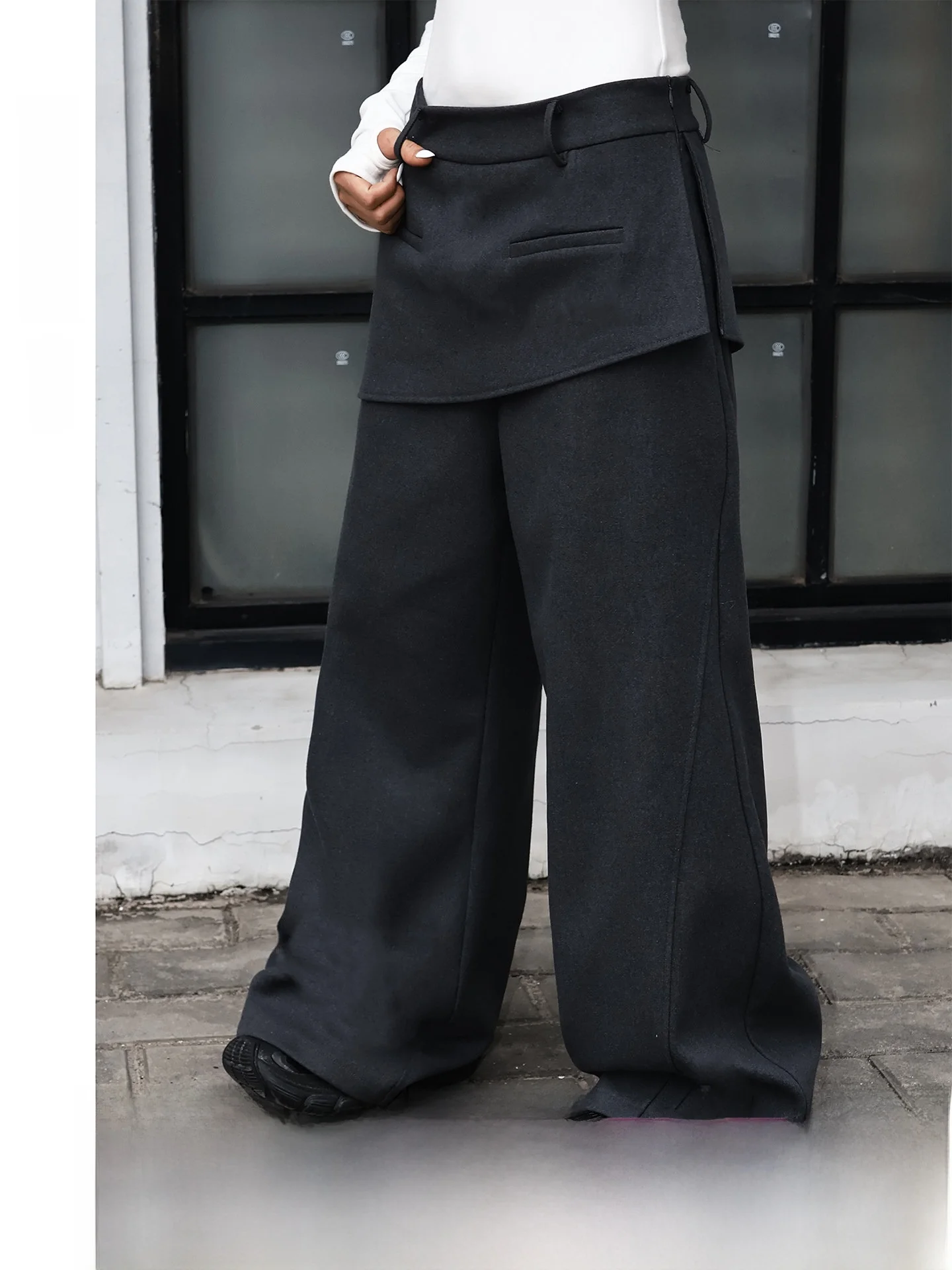 Fashionable Versatile Straight Leg Women's Pants with Pocket Design Simple Elegant Heavy Duty Casual Trousers for Ladies
Fashionable Versatile Straight Leg Women's Pants with Pocket Design Simple Elegant Heavy Duty Casual Trousers for Ladies