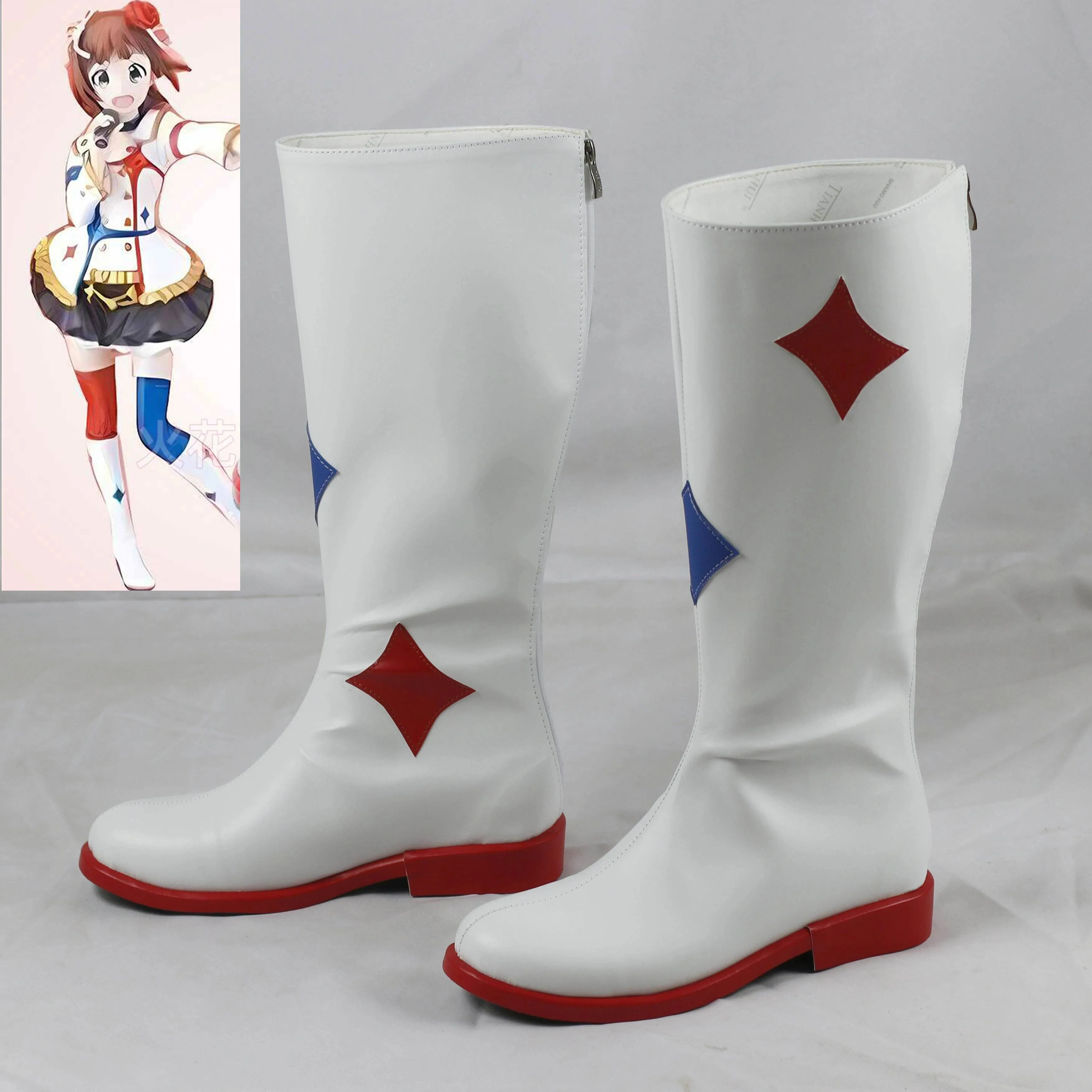 The Idolm Ster Haruka Amami Cosplay Shoes Halloween Party Carnival Props Costume White Boots
The Idolm Ster Haruka Amami Cosplay Shoes Halloween Party Carnival Props Costume White Boots