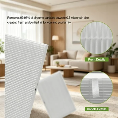 9 Pack HEPA Replacement Filter Compatible with Honeywell HPA Series
9 Pack HEPA Replacement Filter Compatible with Honeywell HPA Series