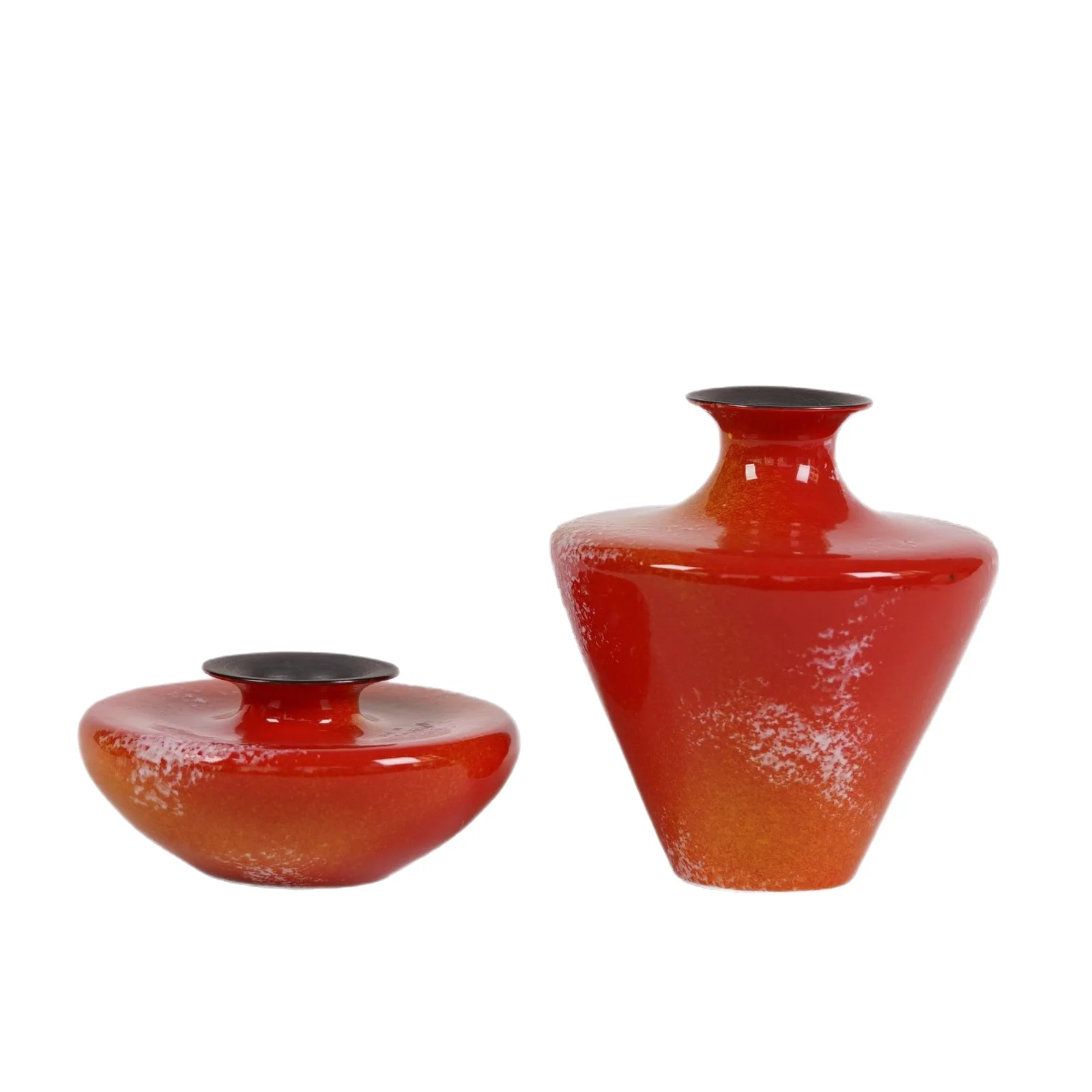 Vintage Snowflake Red Ceramic Vase, Vase Flower Arranger
Vintage Snowflake Red Ceramic Vase, Vase Flower Arranger