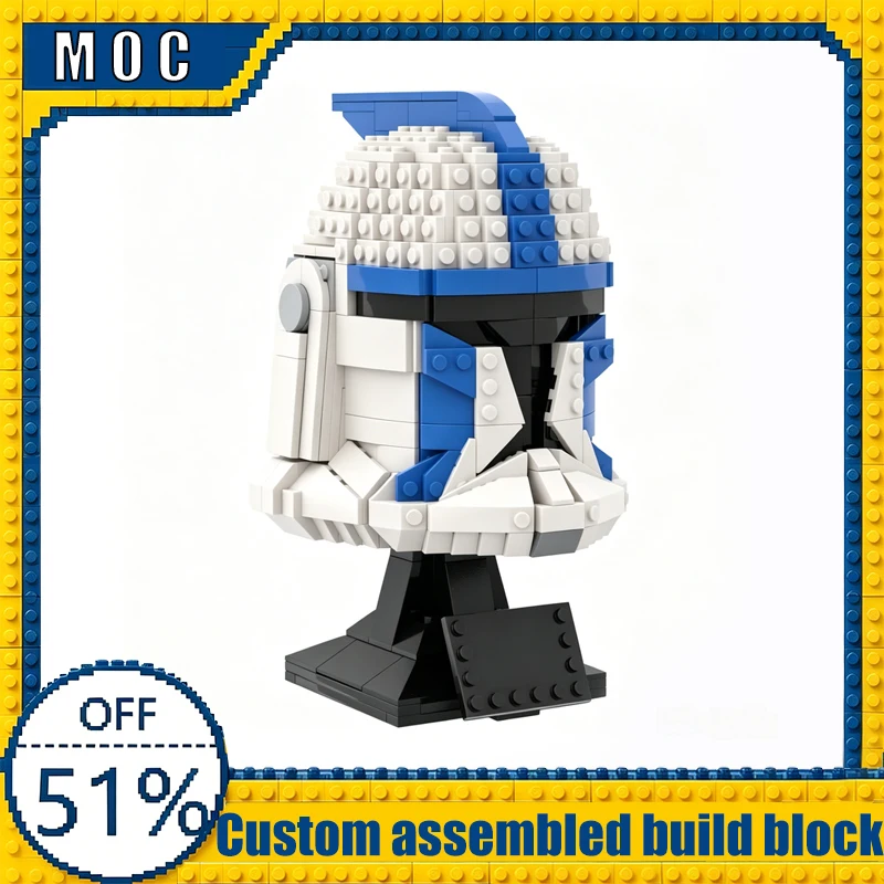 NEW 724PCS Denal P1 Trooper Hero Helmet Bust MOC Model Building Blocks Assembly Toy Educational Learning Birthday Gifts Adults
NEW 724PCS Denal P1 Trooper Hero Helmet Bust MOC Model Building Blocks Assembly Toy Educational Learning Birthday Gifts Adults
