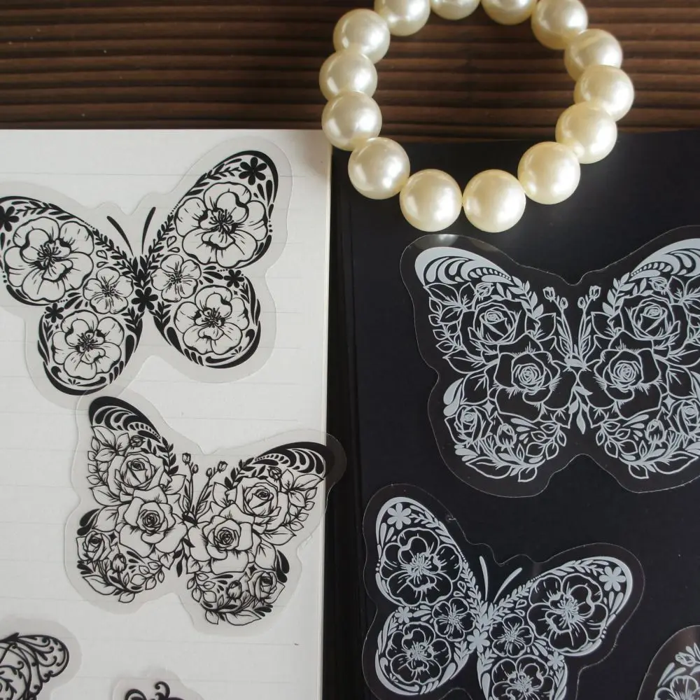 10 Pcs White Black Lace Butterfly Style PVC Sticker Scrapbooking DIY Gift Decoration Tag
10 Pcs White Black Lace Butterfly Style PVC Sticker Scrapbooking DIY Gift Decoration Tag