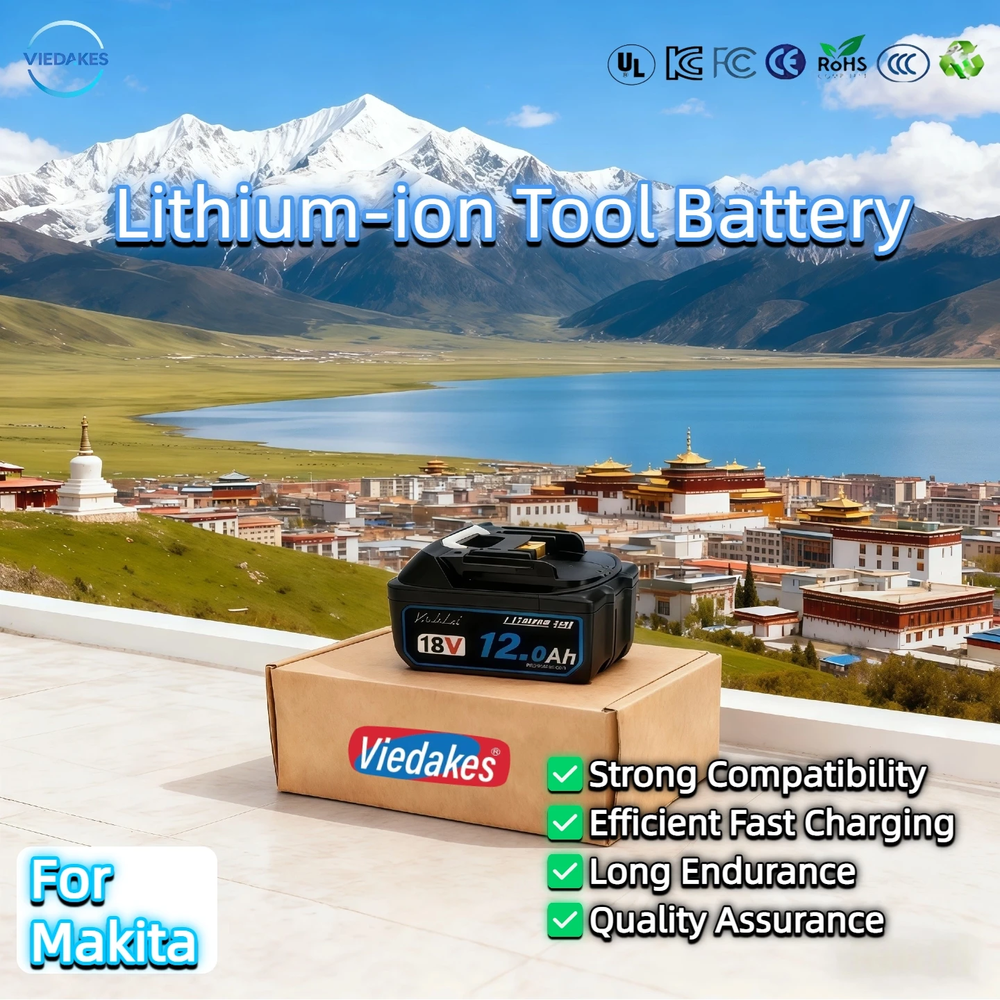 ♻️ Viedakes 12 Ач для аккумулятора Makita, хит продаж, аккумулятор для инструментов 18 В, сменный DHR202 DJV182 DDF487 DTW700 DGA404 DTD173
♻️ Viedakes 12 Ач для аккумулятора Makita, хит продаж, аккумулятор для инструментов 18 В, сменный DHR202 DJV182 DDF487 DTW700 DGA404 DTD173