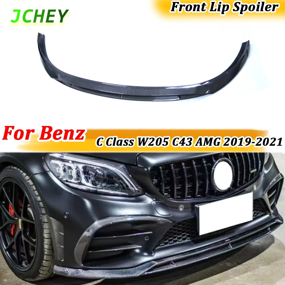 Carbon Fiber Front Bumper Chin Lip Spoiler Splitter for Mercedes Benz C Class W205 C43 AMG 2019-2021 Front Lip Cover FRP BodyKit
Carbon Fiber Front Bumper Chin Lip Spoiler Splitter for Mercedes Benz C Class W205 C43 AMG 2019-2021 Front Lip Cover FRP BodyKit