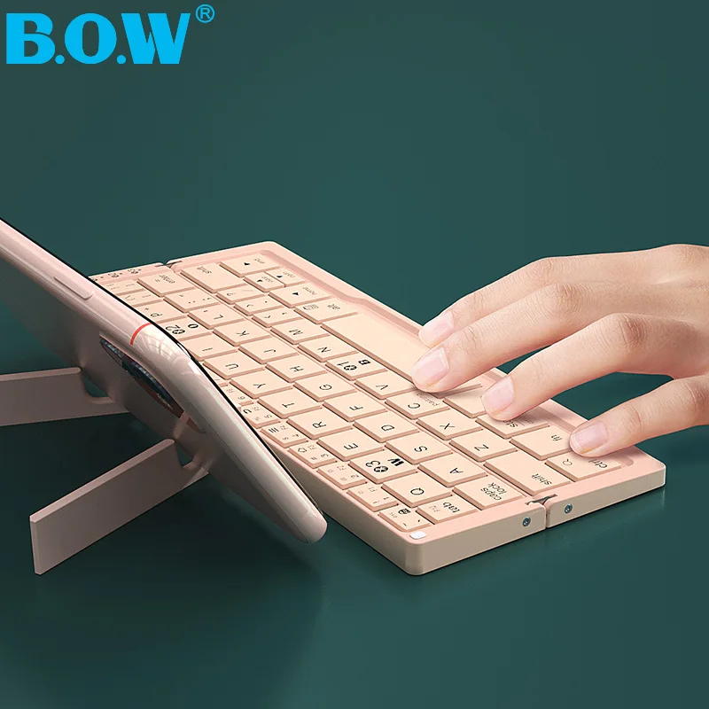 Мини-складная беспроводная Bluetooth-клавиатура B.O.W для планшета и телефона, корпус из алюминиевого сплава со слотом, портативный и легкий вес
Мини-складная беспроводная Bluetooth-клавиатура B.O.W для планшета и телефона, корпус из алюминиевого сплава со слотом, портативный и легкий вес
