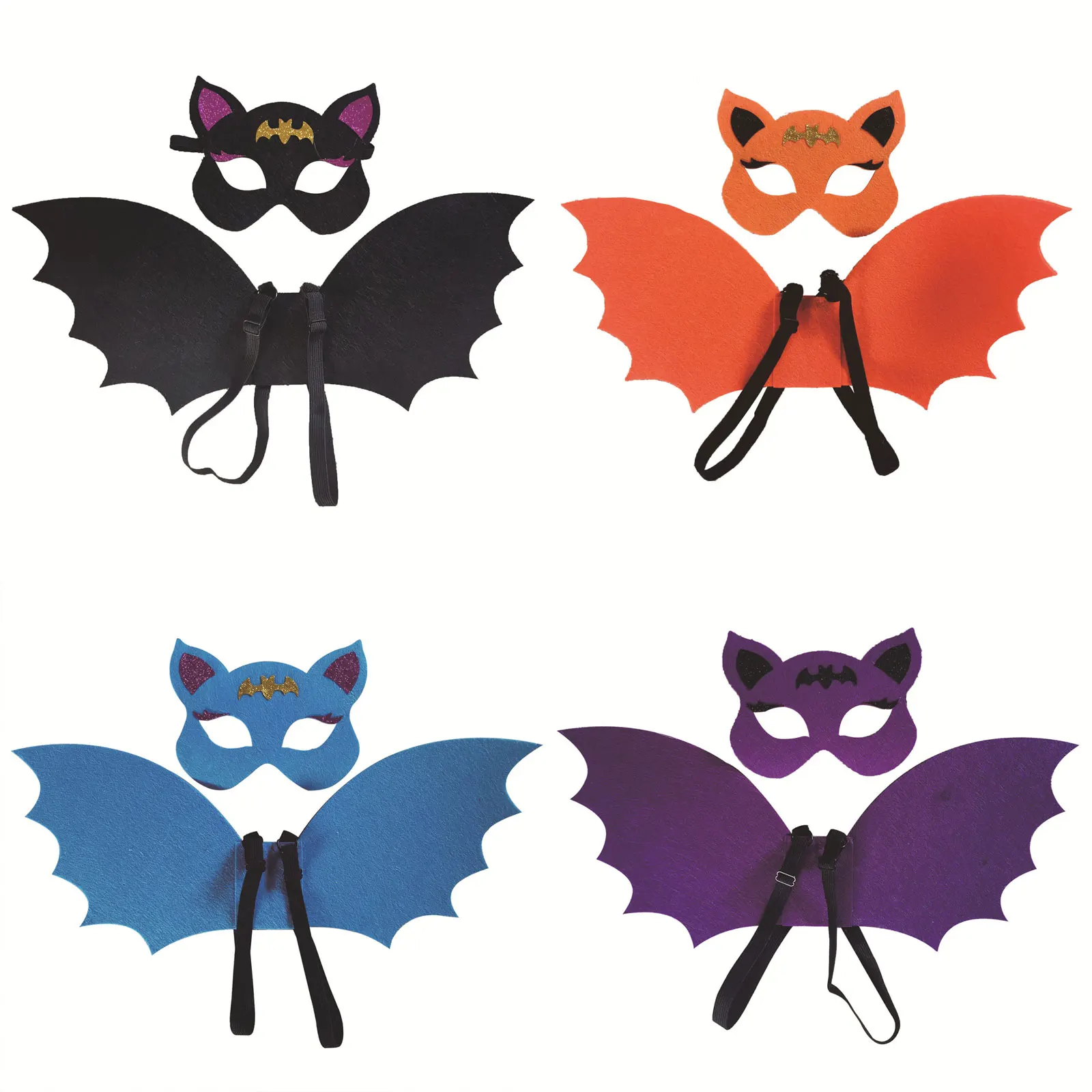 Halloween Bat Costume Set with Bat Wing Eye Mask Cosplay Bat Themed Party Prop for Boys Girls Carnival Masquerade Fancy Dress Up
Halloween Bat Costume Set with Bat Wing Eye Mask Cosplay Bat Themed Party Prop for Boys Girls Carnival Masquerade Fancy Dress Up