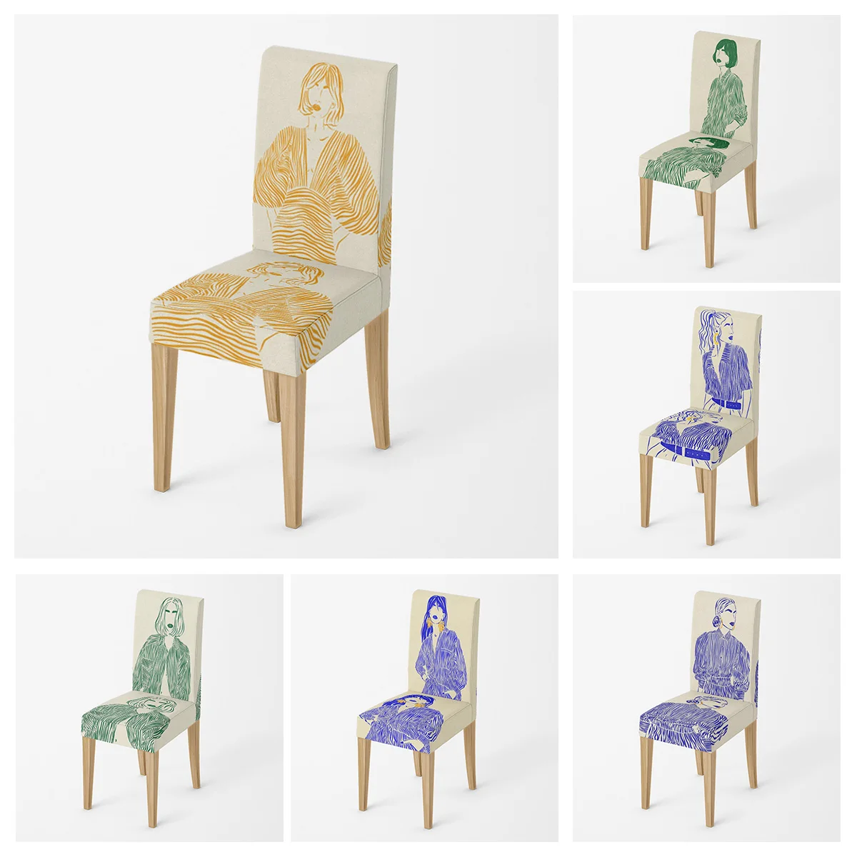 Nordic Abstract Art Chair Cover Morandi Color Art Illustration Cafe Living Room Dining Chair Cover Universal for All Seasons
Nordic Abstract Art Chair Cover Morandi Color Art Illustration Cafe Living Room Dining Chair Cover Universal for All Seasons