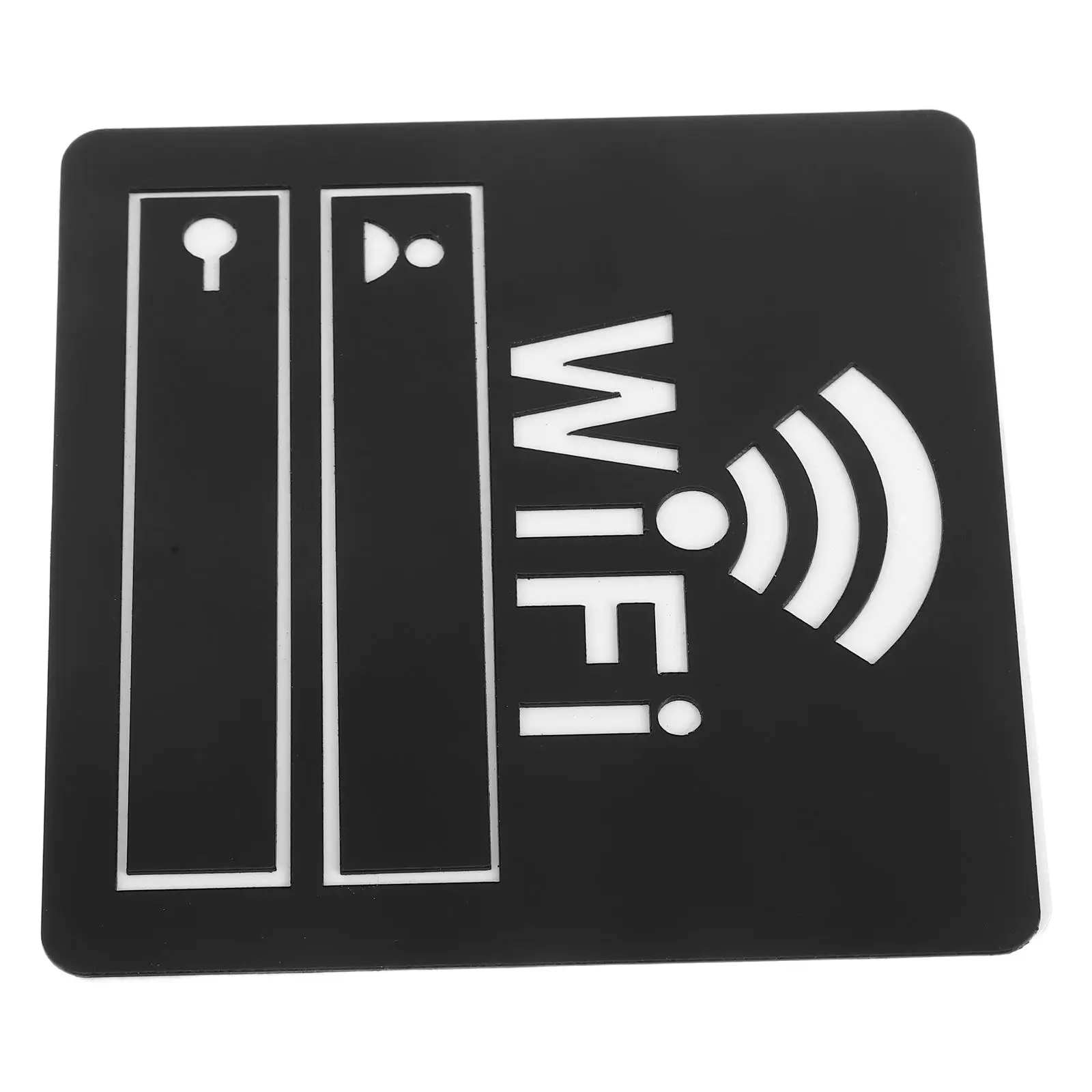 Mirror Wall Stickers WIFI Sign for Restaurant Office Beauty Salon Black Acrylic Decor Restroom Signs Waterproof
Mirror Wall Stickers WIFI Sign for Restaurant Office Beauty Salon Black Acrylic Decor Restroom Signs Waterproof