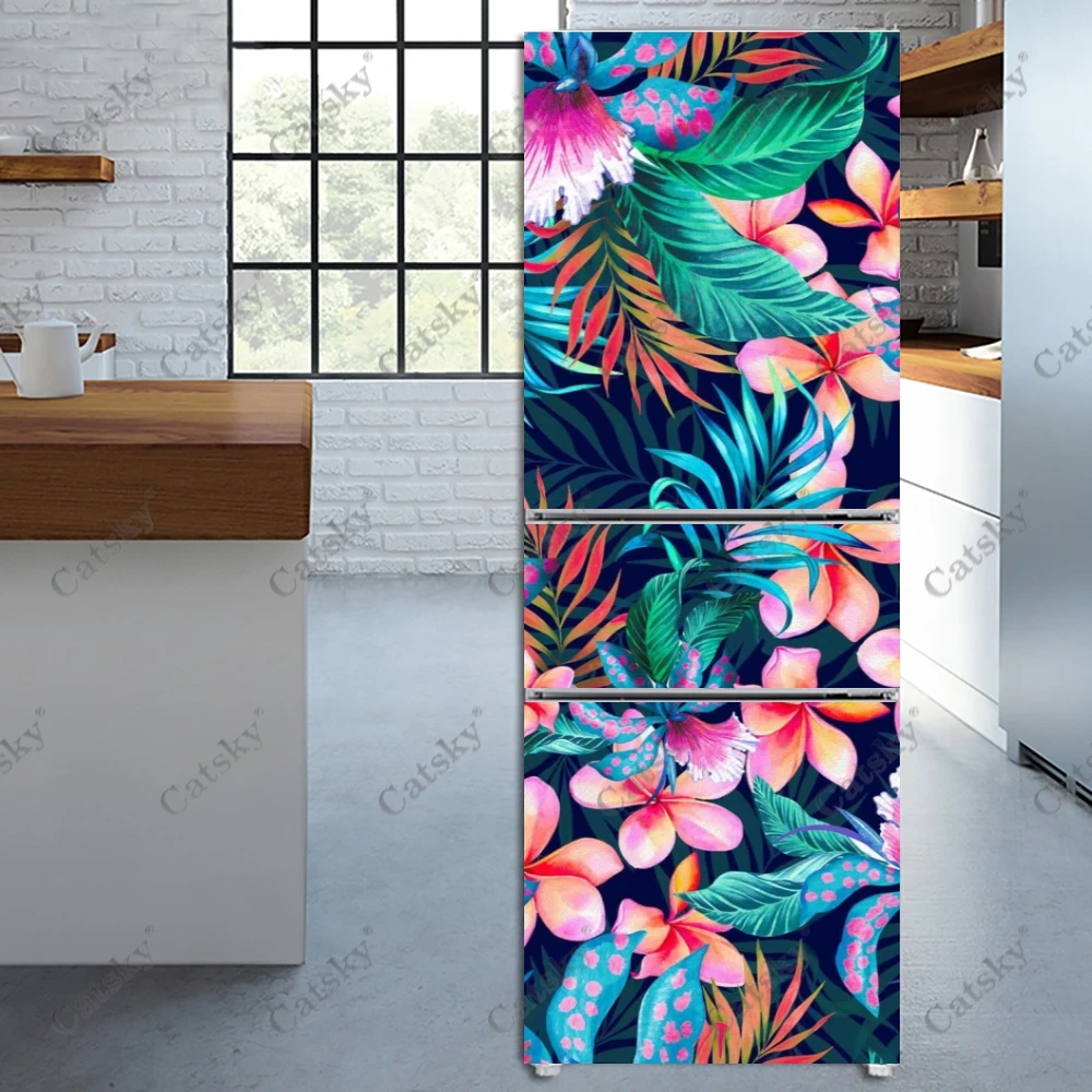 Fridge Door Printing Decoration Cover Wall Sticker Self-adhesive Flower Refrigerator Stickers Wallpaper Home Gift
Fridge Door Printing Decoration Cover Wall Sticker Self-adhesive Flower Refrigerator Stickers Wallpaper Home Gift