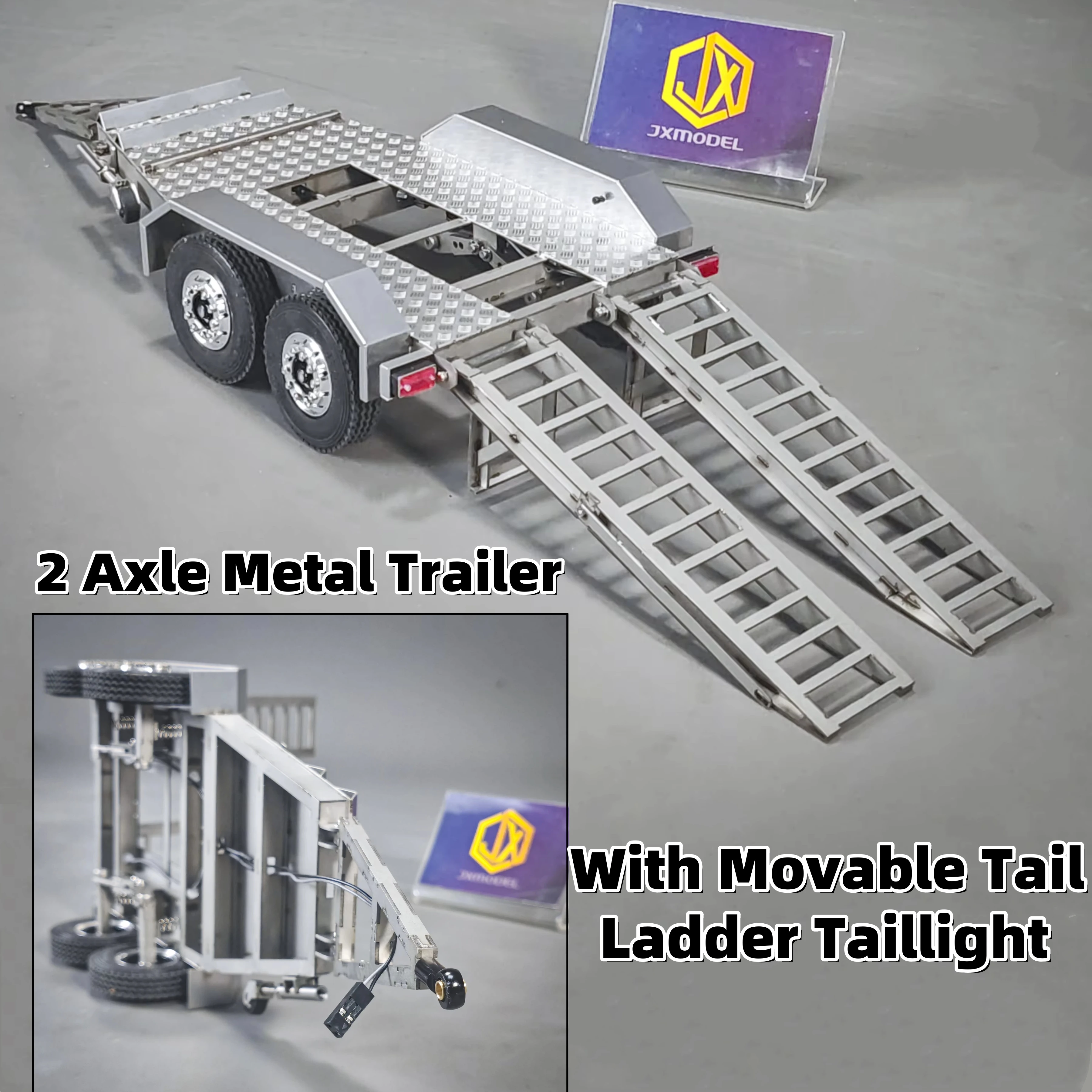 2-осевой металлический прицеп с подвижной хвостовой лестницей, задний фонарь для гидравлического экскаватора E20 для 1/14 Tamiya RC игрушка с дистанционным управлением
2-осевой металлический прицеп с подвижной хвостовой лестницей, задний фонарь для гидравлического экскаватора E20 для 1/14 Tamiya RC игрушка с дистанционным управлением