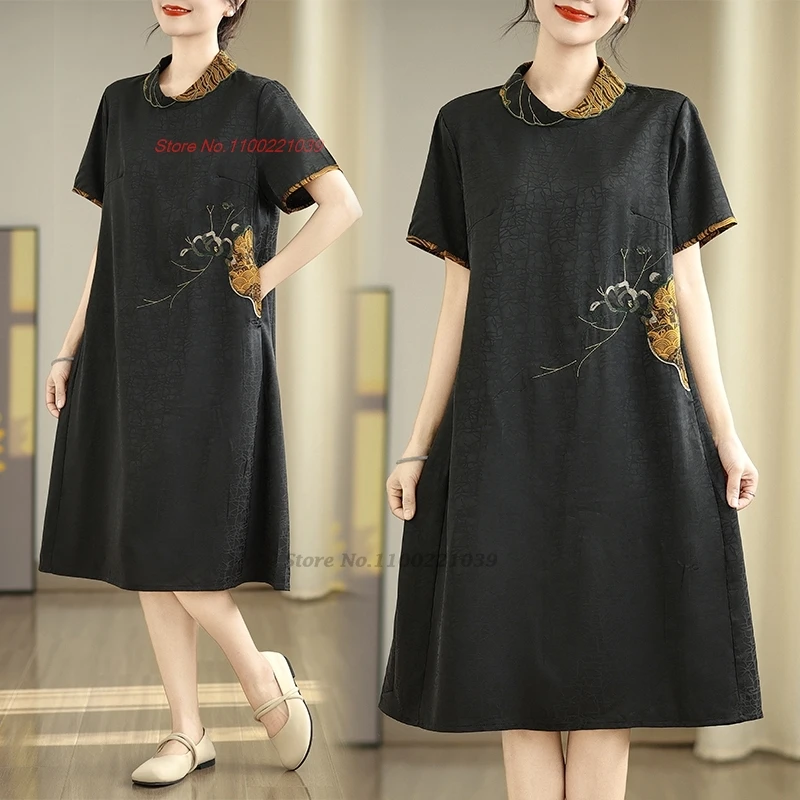 Китайское винтажное платье Ципао, улучшенное Cheongsam, национальный цветочный принт, вышивка, атласное Ципао, восточное банкетное вечернее платье
Китайское винтажное платье Ципао, улучшенное Cheongsam, национальный цветочный принт, вышивка, атласное Ципао, восточное банкетное вечернее платье
