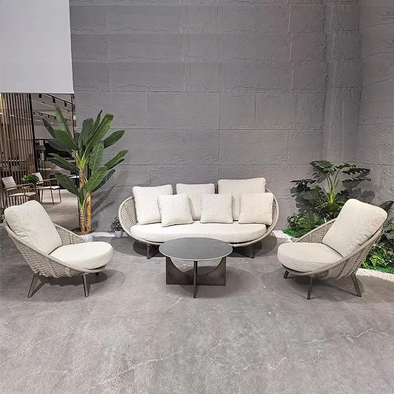 Garden Aluminum Sofa Set with Cushion Modern Patio Outdoor Furniture Waterproof Wood Sofa for Resort Hotel Garden
Garden Aluminum Sofa Set with Cushion Modern Patio Outdoor Furniture Waterproof Wood Sofa for Resort Hotel Garden