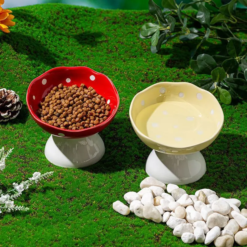 Cat Bowl Ceramic Pet Bowl Anti-knock Anti-black Chin Cat Protection Drinking Water Cervical Spine Rice Bowl
Cat Bowl Ceramic Pet Bowl Anti-knock Anti-black Chin Cat Protection Drinking Water Cervical Spine Rice Bowl