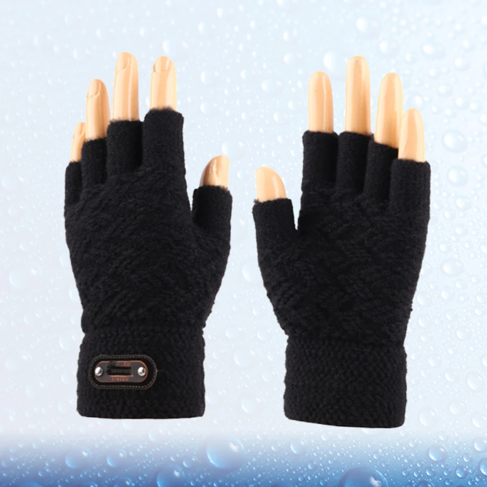 Winter Touch Screen Gloves Thickened Knitted Windproof Black Men Accessories Soft Elastic Conductive Material Outdoor Cycling
Winter Touch Screen Gloves Thickened Knitted Windproof Black Men Accessories Soft Elastic Conductive Material Outdoor Cycling