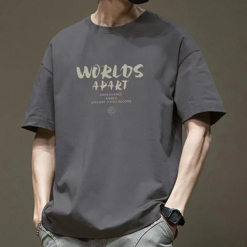 2025 New Fashion Summer Classic Short Sleeve O-neck Printed T-shirts Men's Casual Trendy American Style T-shirts Male Clothes
2025 New Fashion Summer Classic Short Sleeve O-neck Printed T-shirts Men's Casual Trendy American Style T-shirts Male Clothes