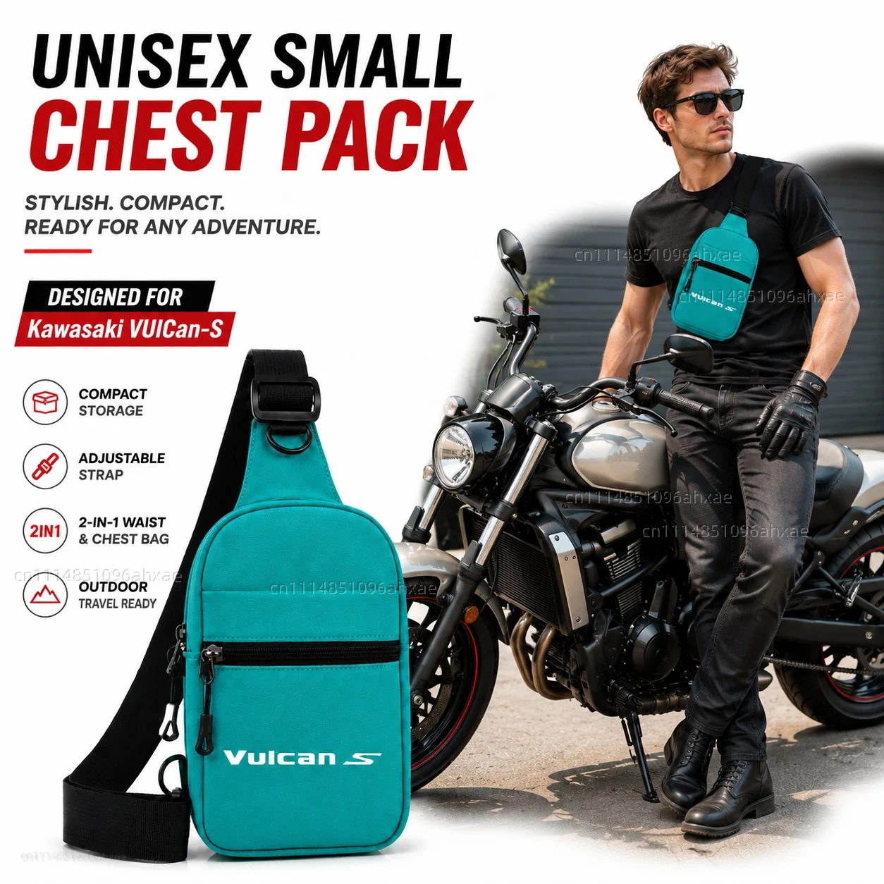 Motorcycle 2In1 Multi-functional Waist Bag Chest Bag Outdoor Travel Bag For Kawasaki VUICAN-S 650 2015-2018 Logo Vuican-s
Motorcycle 2In1 Multi-functional Waist Bag Chest Bag Outdoor Travel Bag For Kawasaki VUICAN-S 650 2015-2018 Logo Vuican-s