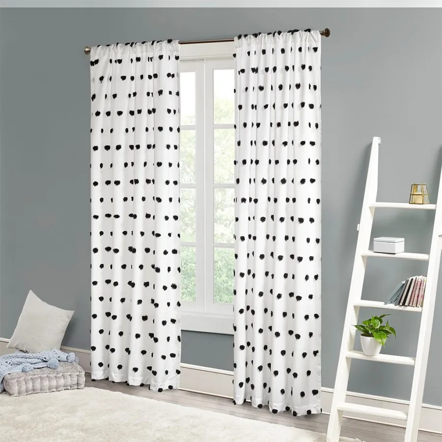 Pom Pom Embroidered Curtain Panel for Living Room, Polyester Fabric, Beige, Light Filtering and Elegant Decorative Detail
Pom Pom Embroidered Curtain Panel for Living Room, Polyester Fabric, Beige, Light Filtering and Elegant Decorative Detail