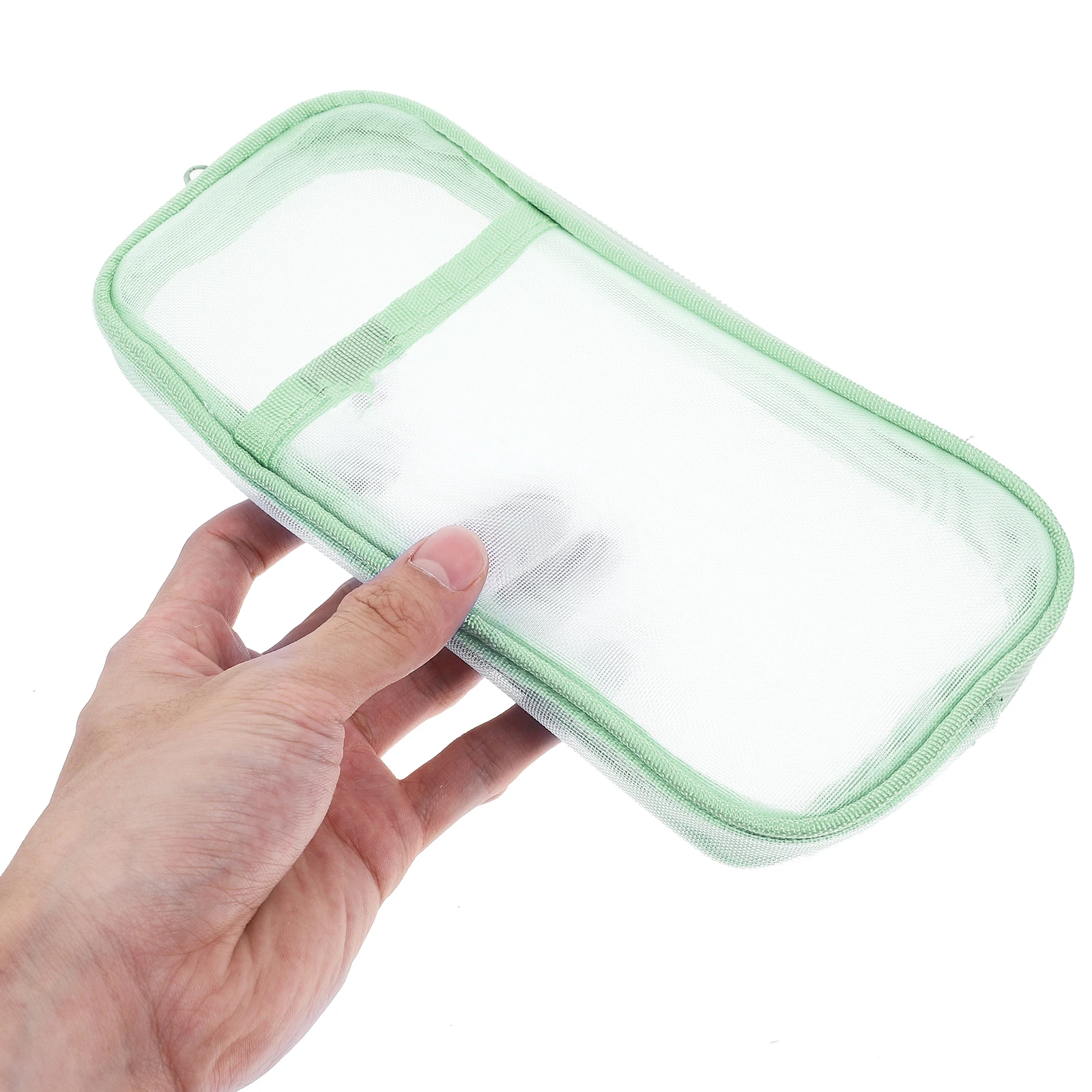 Mesh Pencil Case Transparent Stationery Box Cosmetics Storage Bag Clear Student Large Capacity Zipper Design Lightweight Teacher
Mesh Pencil Case Transparent Stationery Box Cosmetics Storage Bag Clear Student Large Capacity Zipper Design Lightweight Teacher