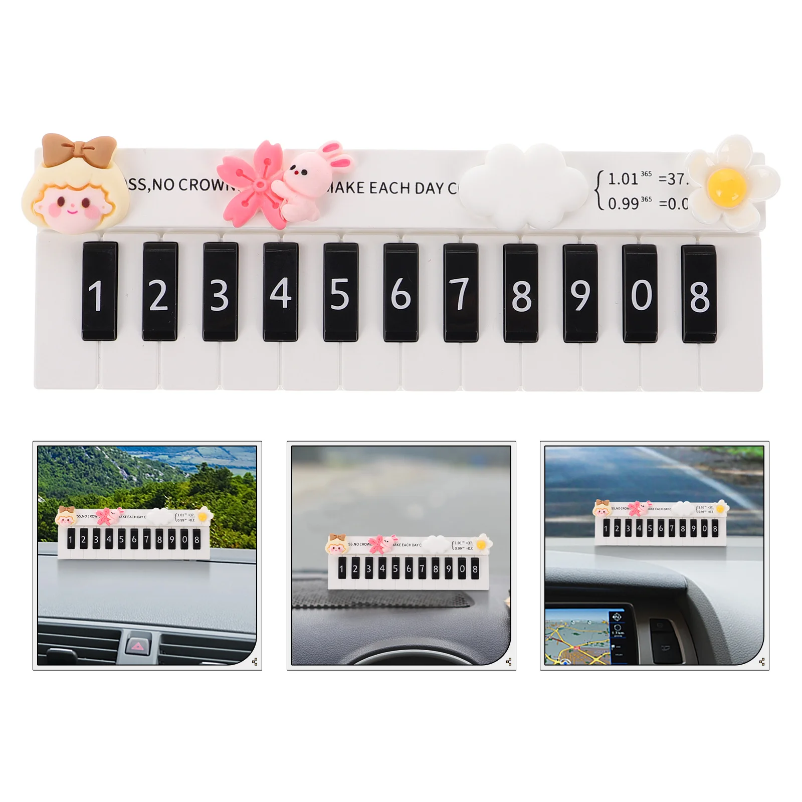 Piano Sign Temporary Card Plate High Visibility Phone Display Durable Parking Number Indicator Decorative Auto Parking Board
Piano Sign Temporary Card Plate High Visibility Phone Display Durable Parking Number Indicator Decorative Auto Parking Board