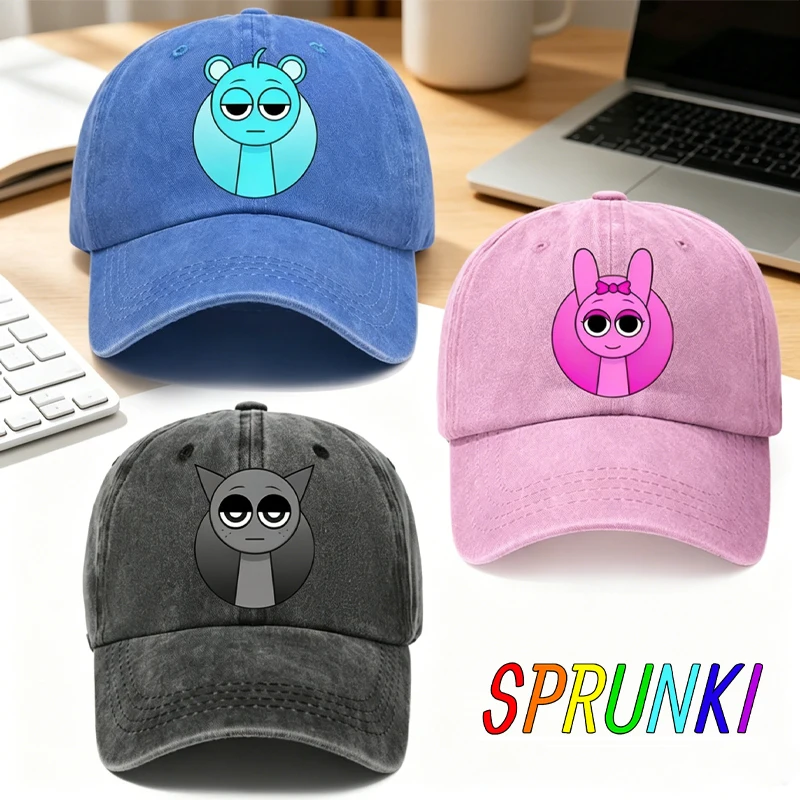 Sprunki Baseball Cap for Men Women Anime Cartoon Printed Visor Hats Male Female Fashion Sunshade Hats Hip Hop Sun Caps Gifts
Sprunki Baseball Cap for Men Women Anime Cartoon Printed Visor Hats Male Female Fashion Sunshade Hats Hip Hop Sun Caps Gifts