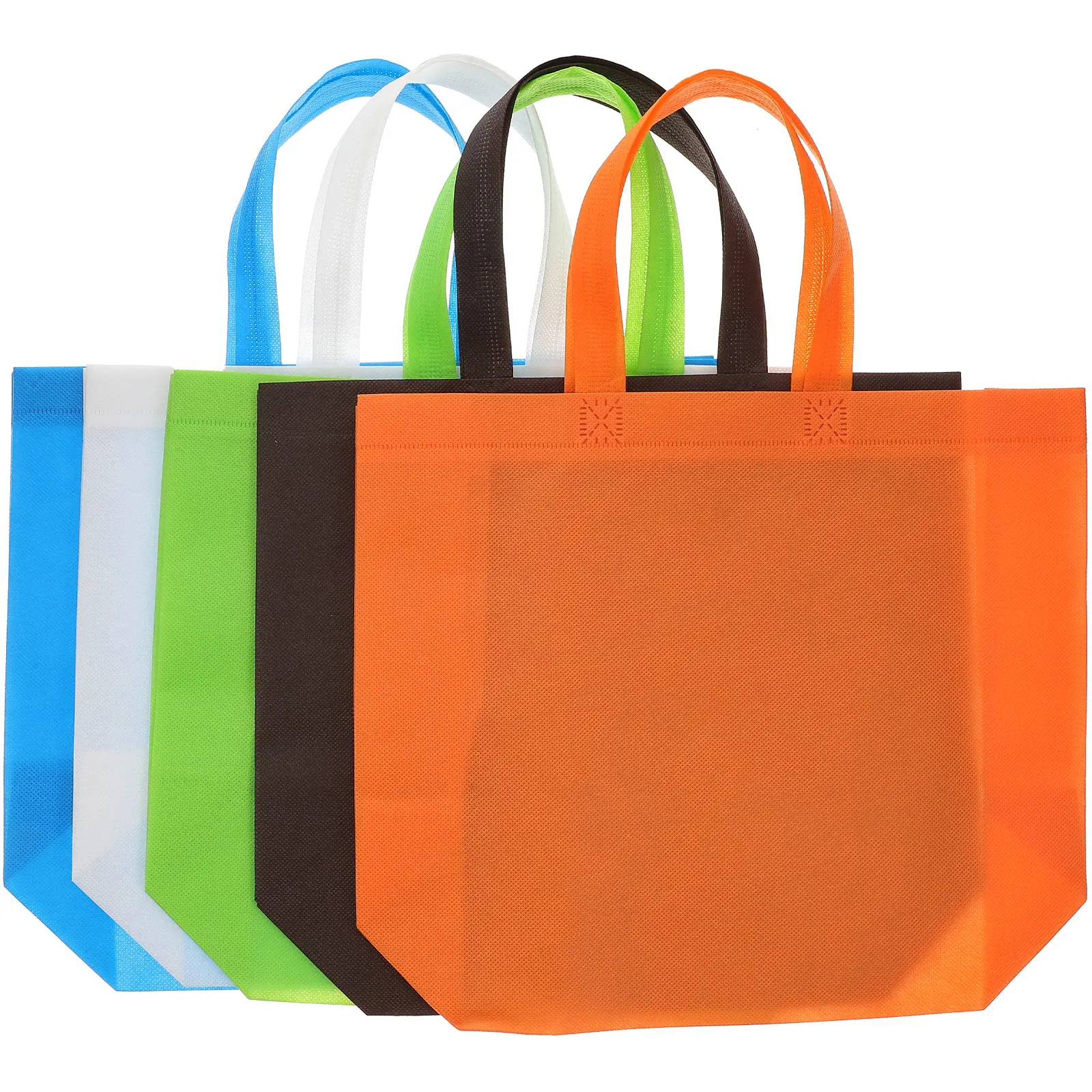25pcs Reusable Canvas Handheld Tote Foldable Shopping Grocery Bags Strong Load-Bearing 10Kg Nonwoven Sundries Bags Foldable 
25pcs Reusable Canvas Handheld Tote Foldable Shopping Grocery Bags Strong Load-Bearing 10Kg Nonwoven Sundries Bags Foldable