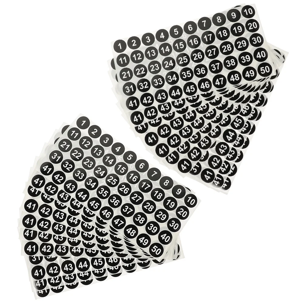 20 Sheets Circle Number Stickers 1 50 Round Digital Labels for Office Wall Multi Purpose ganizing Stickers
20 Sheets Circle Number Stickers 1 50 Round Digital Labels for Office Wall Multi Purpose ganizing Stickers