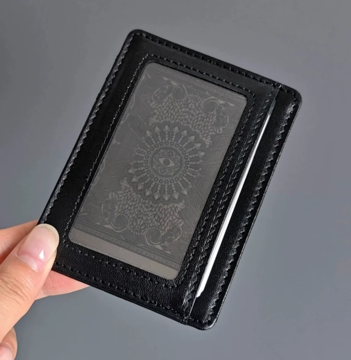 Shadow Wallet Close-up Magic Tricks Illusions Gimmicks Mentalism Props Self Contained Index and Peek Wallet Magia Leather Purse
Shadow Wallet Close-up Magic Tricks Illusions Gimmicks Mentalism Props Self Contained Index and Peek Wallet Magia Leather Purse